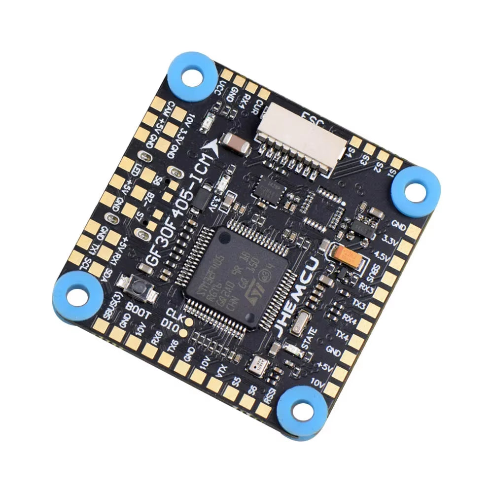JHEMCU GF30F405-ICM Baro OSD Balckbox 5V 10V Dual BEC F405 Flight Controller 3-8S 30X30Mm for RC FPV Freestyle Drone Parts