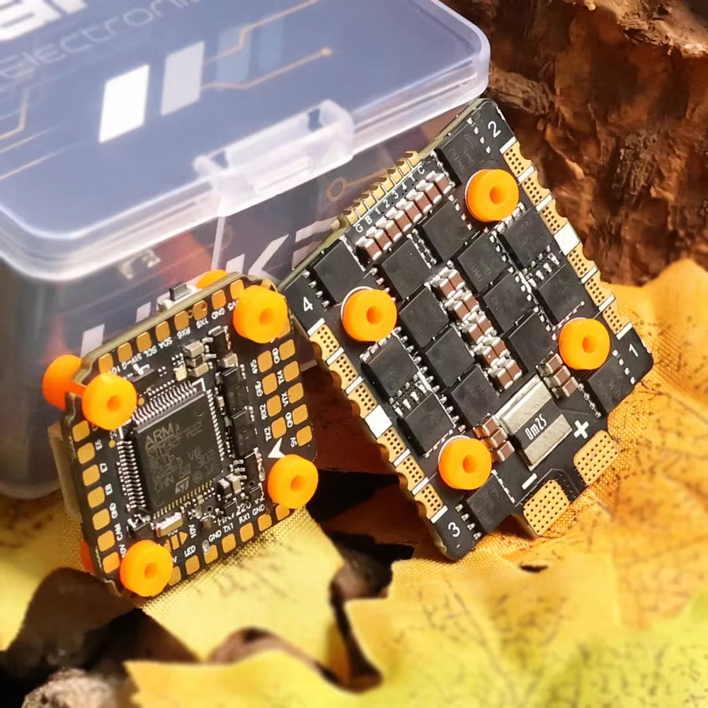 HAKRC F7220 V2 F7 Mini Flight Controller Dual BEC W/ 35/40/45/60/65A 4In1 ESC Dshot150/300/600/1200 PWM for RC FPV Racing Drone