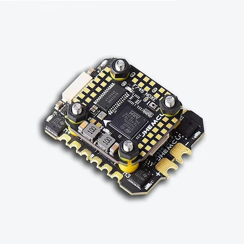 JHEMCU F745 Mini Flight Controller Stack ICM42688P F745 NOXE FC 16MB Black Box W/ AM32 60A 4In1 ESC 3-6S for RC FPV Drone Parts