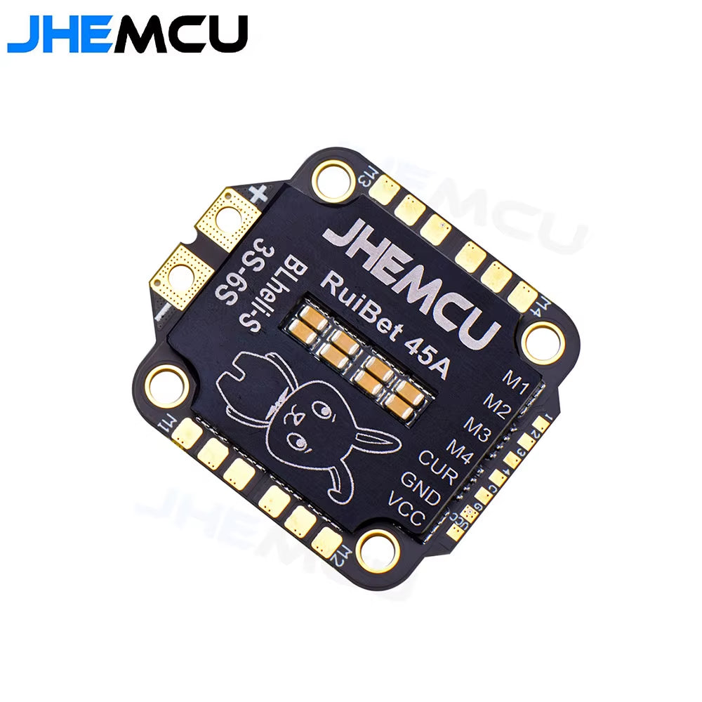 Ruibet 45A/55A ESC BLHELI_S Dshot600 4In1 Brushless ESC 3-6S 30.5X30.5 M4 for RC FPV Freestyle Flight Controller Drone