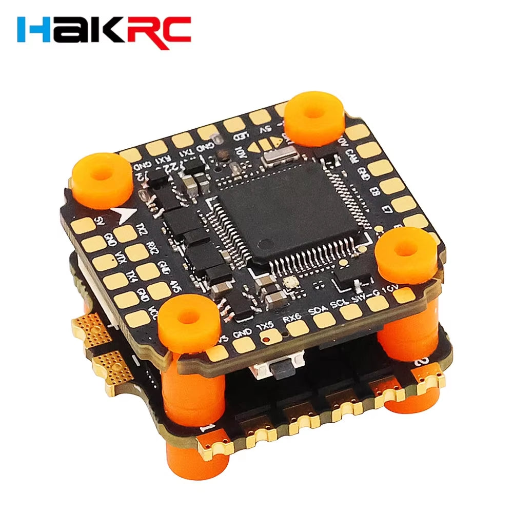 HAKRC F7220 V2 F7 Mini Flight Controller Dual BEC W/ 35/40/45/60/65A 4In1 ESC Dshot150/300/600/1200 PWM for RC FPV Racing Drone