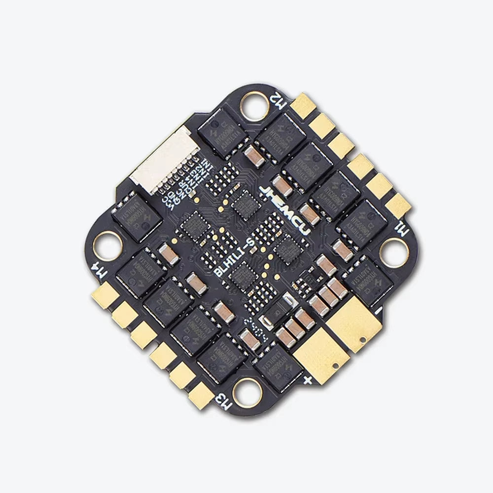 JHEMCU Ruibet 50A / 60A / 65A 3-6S Dshot600 BLHELI_S 4In1 ESC Built - in TVS Tube Pole Distance 30.5X30.5Mm for RC FPV Drone
