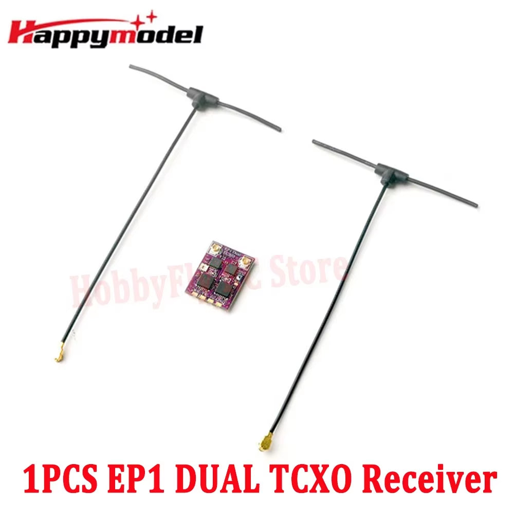 Happymodel 2.4G ELRS EP1 EP2 EP1DUAL TCXO Receiver Tiny Expresslrs for Long Rang FPV Racing Drone