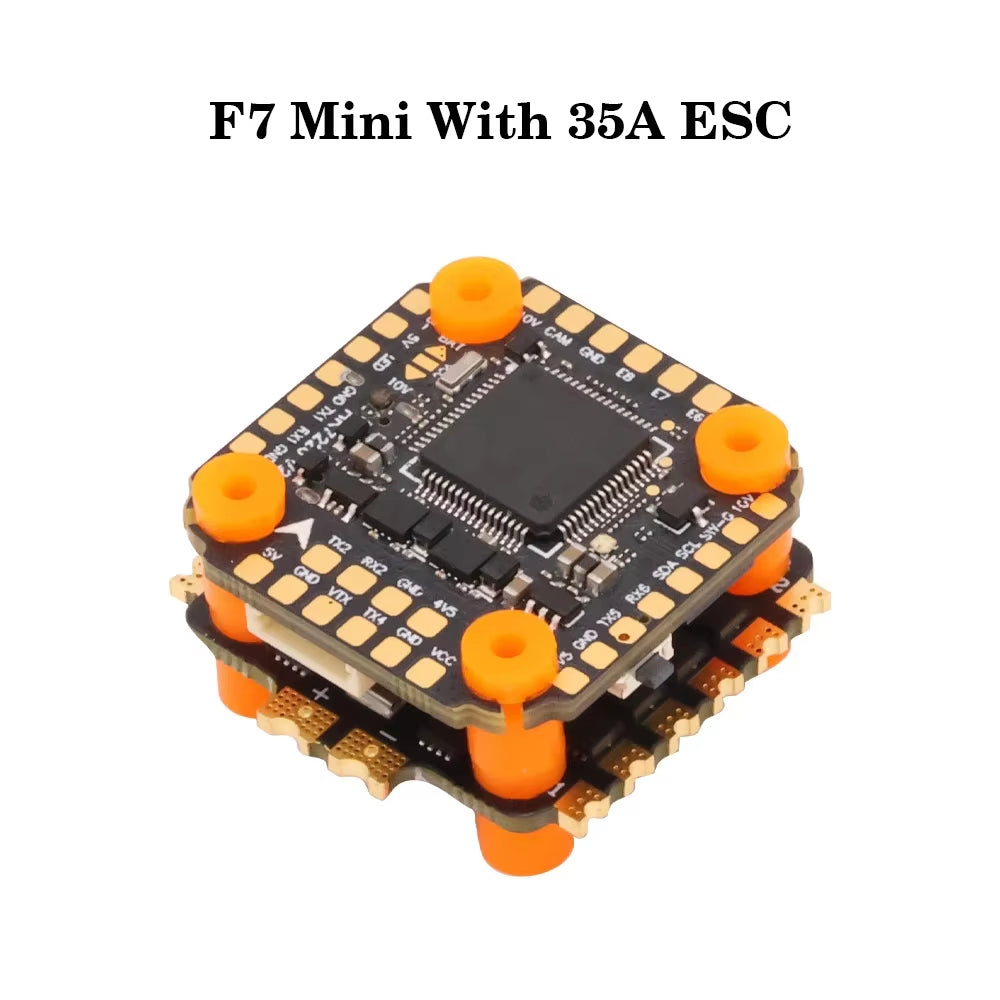 HAKRC F7220 V2 F7 Mini Flight Controller Dual BEC W/ 35/40/45/60/65A 4In1 ESC Dshot150/300/600/1200 PWM for RC FPV Racing Drone