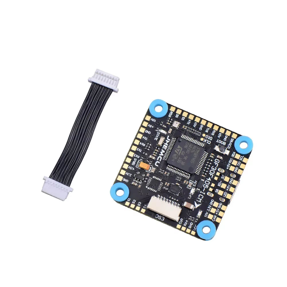 JHEMCU GF30F405-ICM Baro OSD Balckbox 5V 10V Dual BEC F405 Flight Controller 3-8S 30X30Mm for RC FPV Freestyle Drone Parts