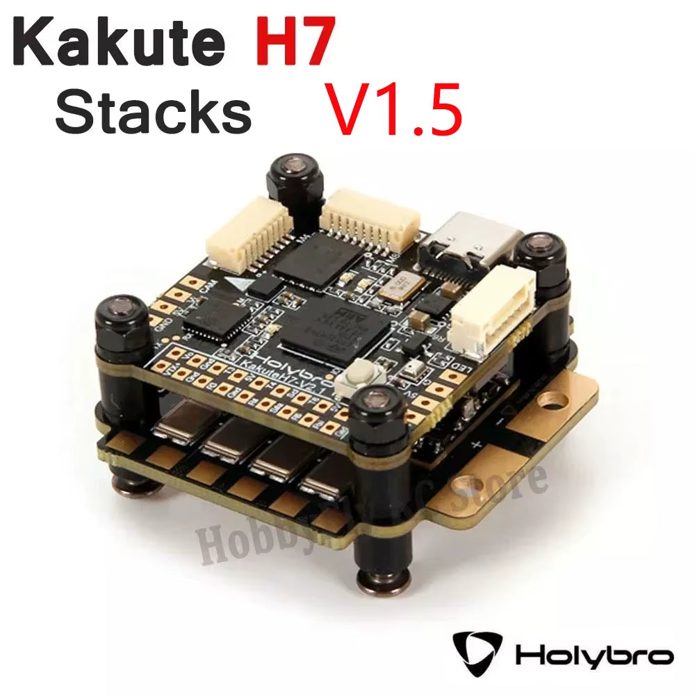 Holybro Kakute H7 V1.5 Stacks Kakute H7 V1.5 MPU6000 Flight Controller Tekko32 F4 50A /Matel 65A 4In1 ESC 2-6S for RC FPV Drone