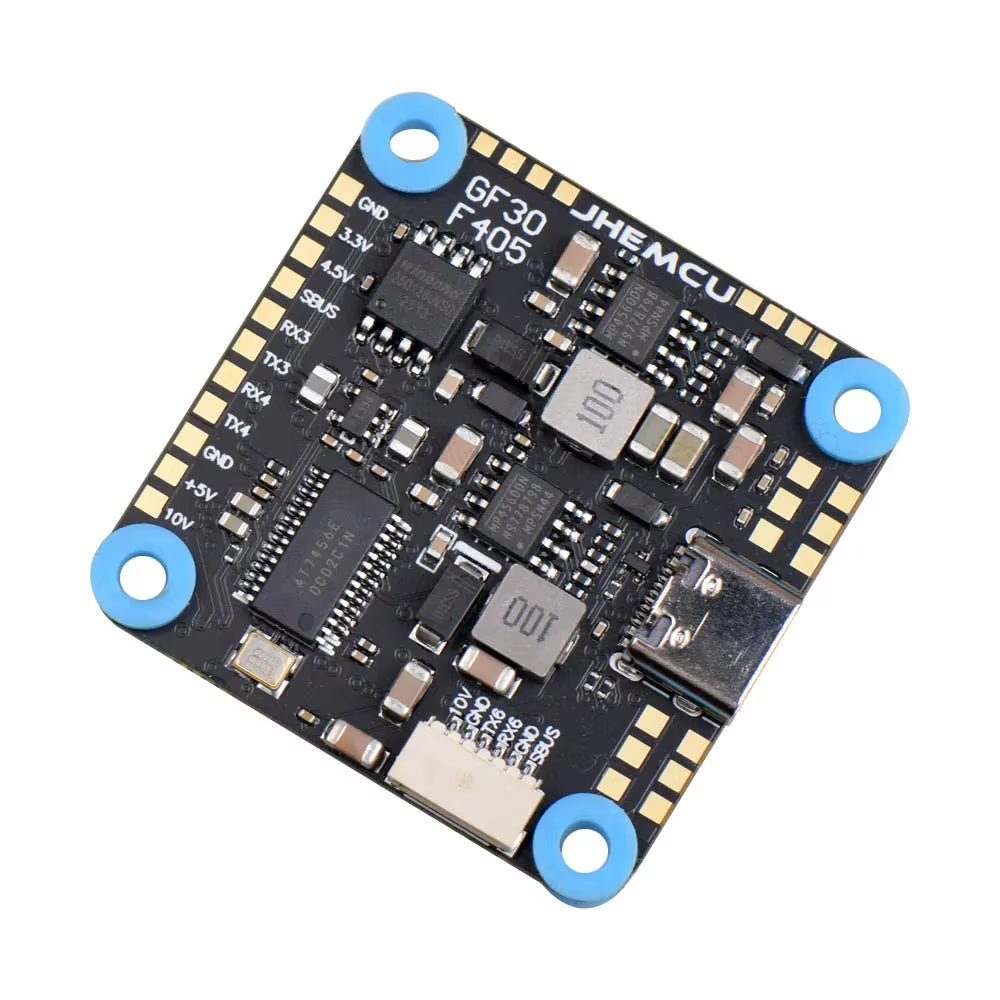 JHEMCU GF30F405-ICM Baro OSD Balckbox 5V 10V Dual BEC F405 Flight Controller 3-8S 30X30Mm for RC FPV Freestyle Drone Parts