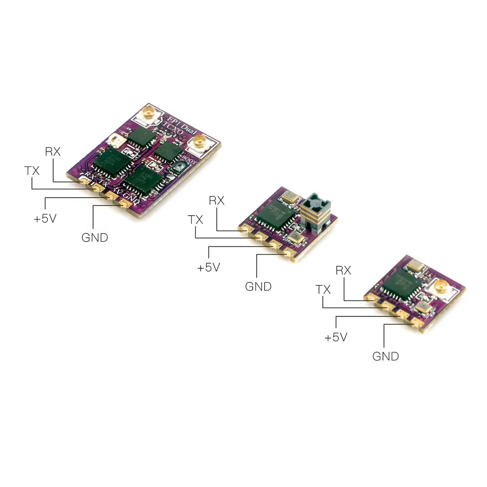 Happymodel 2.4G ELRS EP1 EP2 EP1DUAL TCXO Receiver Tiny Expresslrs for Long Rang FPV Racing Drone