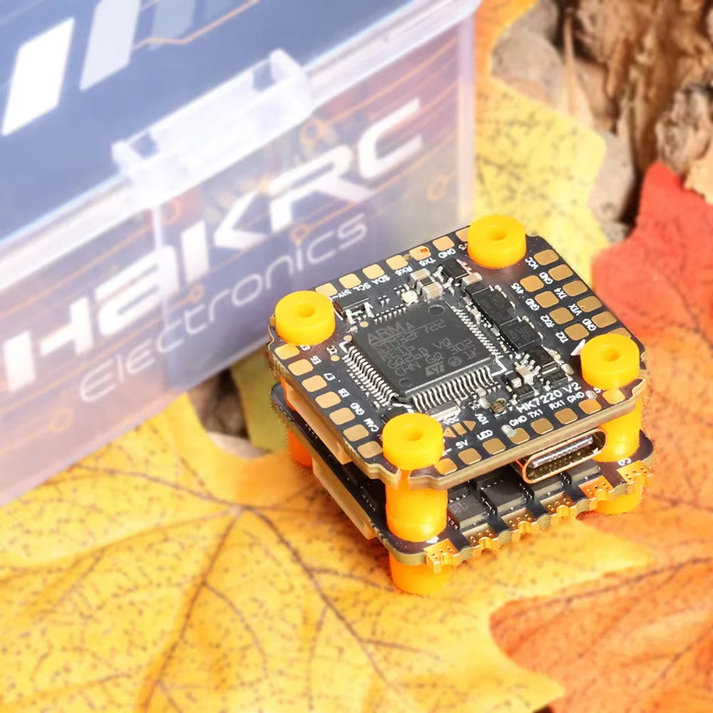 HAKRC F7220 V2 F7 Mini Flight Controller Dual BEC W/ 35/40/45/60/65A 4In1 ESC Dshot150/300/600/1200 PWM for RC FPV Racing Drone