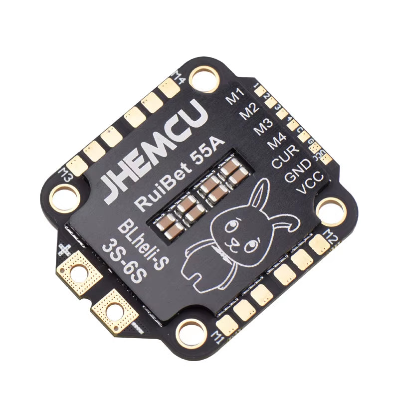 Ruibet 45A/55A ESC BLHELI_S Dshot600 4In1 Brushless ESC 3-6S 30.5X30.5 M4 for RC FPV Freestyle Flight Controller Drone
