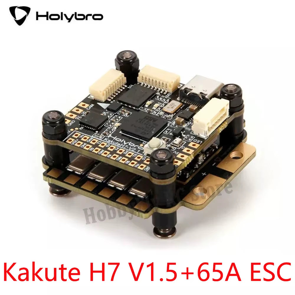 Holybro Kakute H7 V1.5 Stacks Kakute H7 V1.5 MPU6000 Flight Controller Tekko32 F4 50A /Matel 65A 4In1 ESC 2-6S for RC FPV Drone