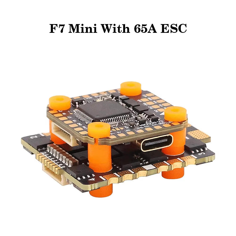 HAKRC F7220 V2 F7 Mini Flight Controller Dual BEC W/ 35/40/45/60/65A 4In1 ESC Dshot150/300/600/1200 PWM for RC FPV Racing Drone