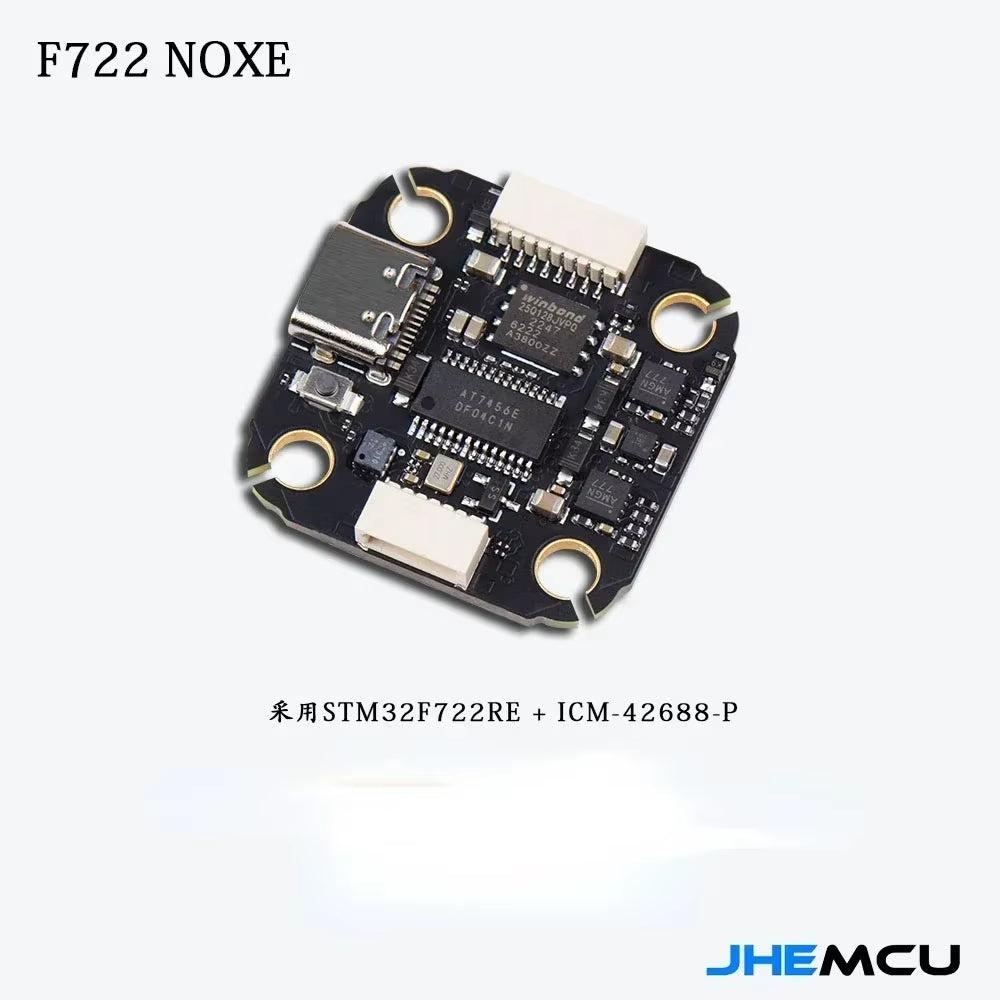 JHEMCU F722 NOXE Flight Controller Built-In Gyro Barometer OSD 16MB Blackbox Dual BEC 3-6S 20X20Mm for RC FPV Freestyle Drone