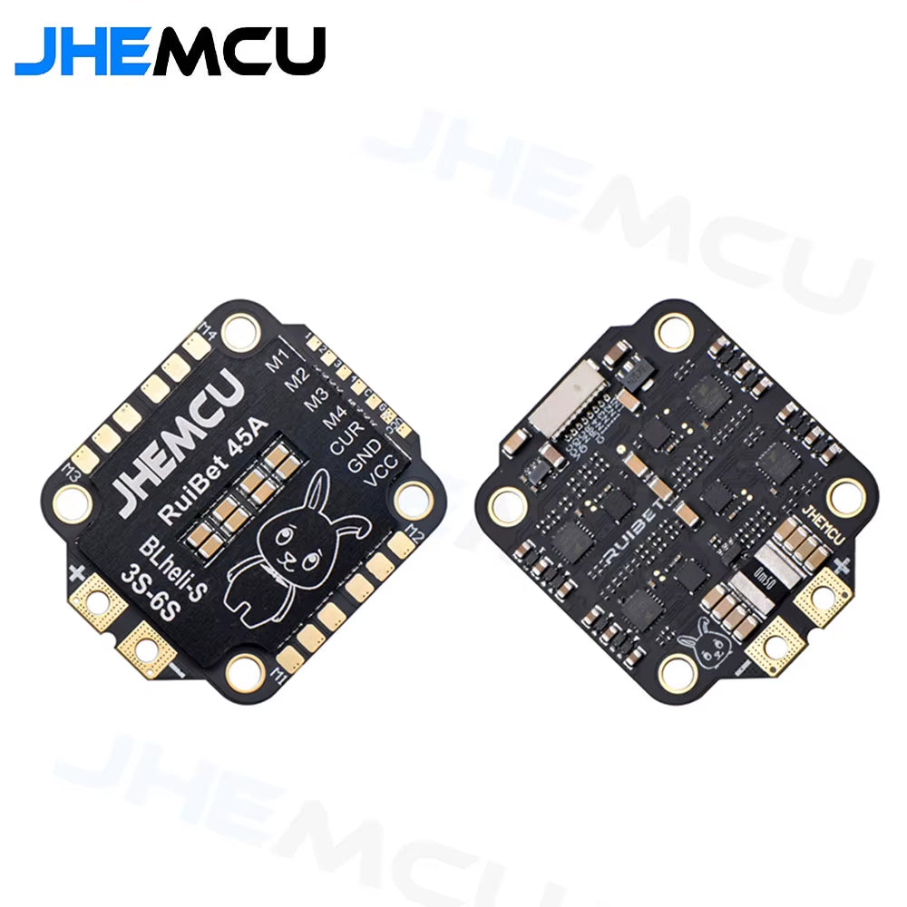 Ruibet 45A/55A ESC BLHELI_S Dshot600 4In1 Brushless ESC 3-6S 30.5X30.5 M4 for RC FPV Freestyle Flight Controller Drone